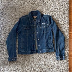 Women’s Harley Davidson jean jacket like new.